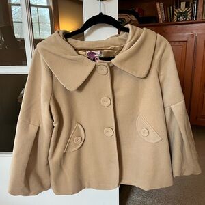 Vintage Tan Wool Coat